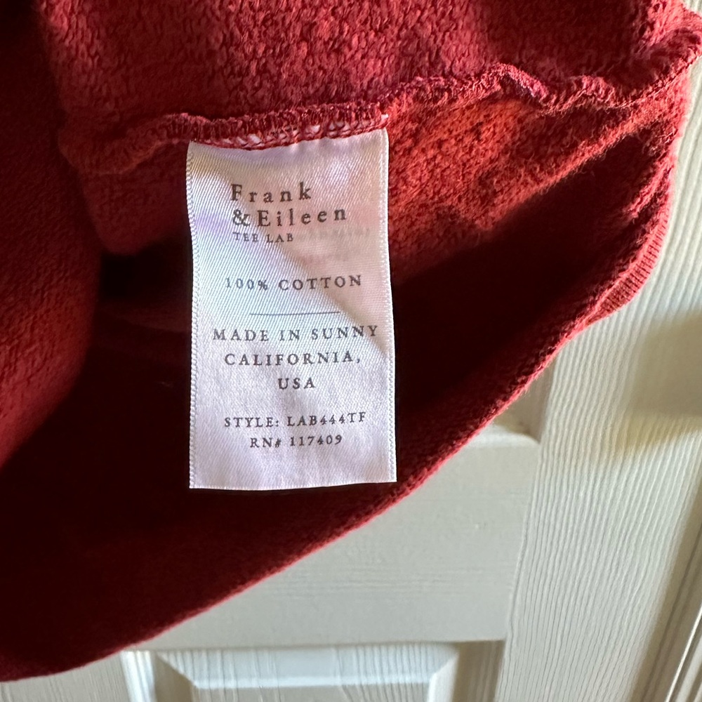 Frank & Eileen Red Izzie Sweatshirt Party Dress - Picture 11 of 12